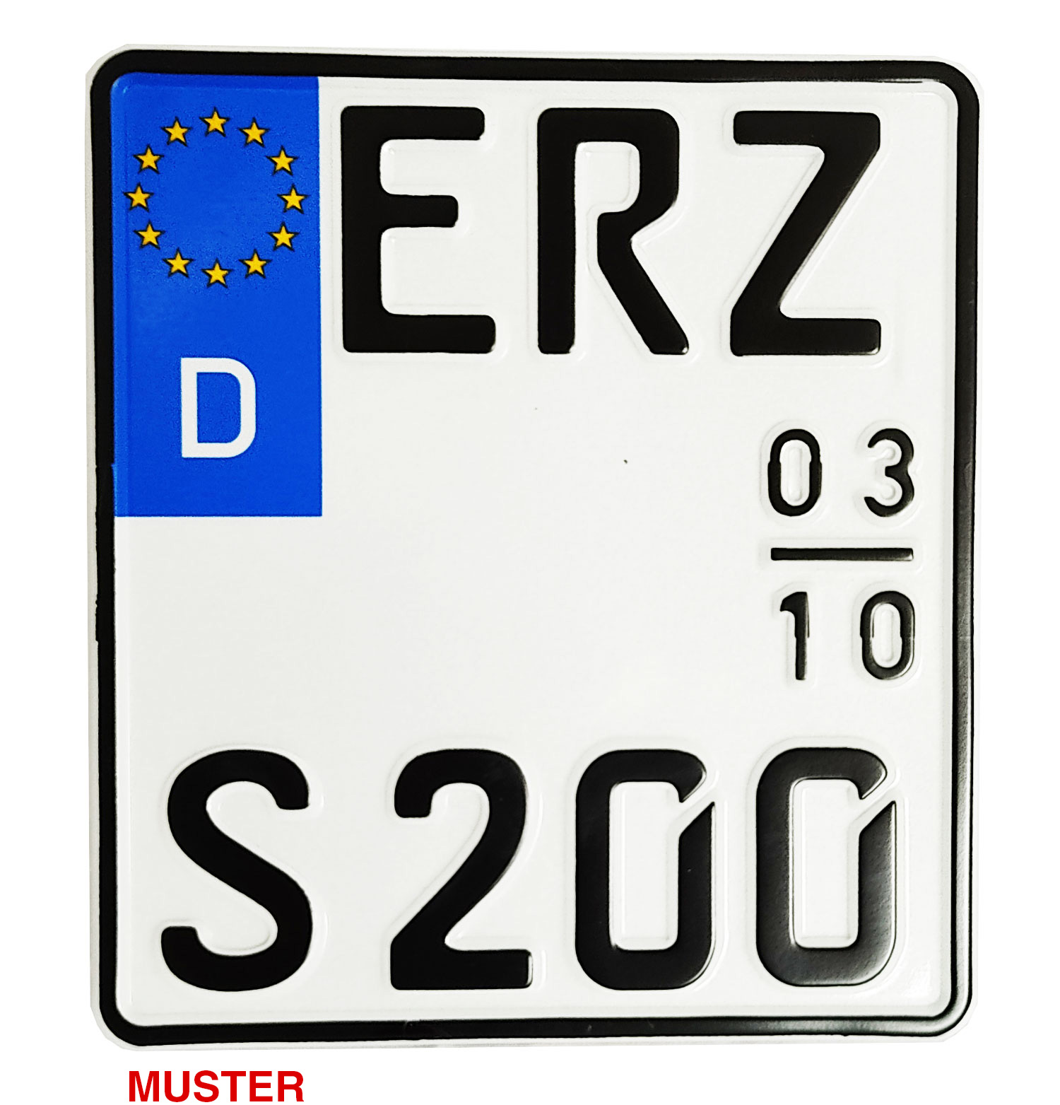 Motorrad-Kennzeichen (Saison) – Erz-Schilder-Shop Aue
