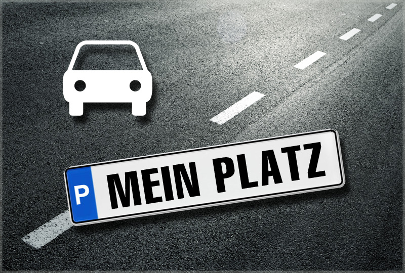 Parkplatzschild